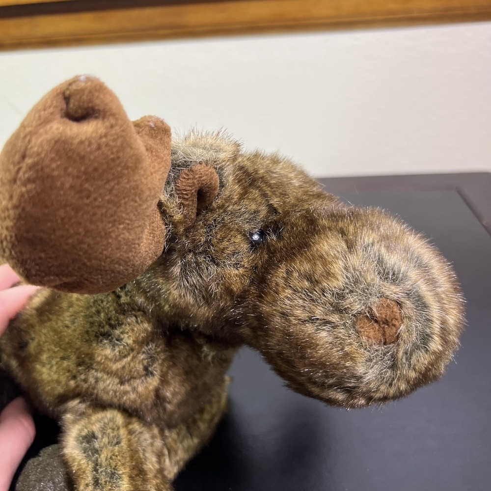 Douglas Moose Brown Plush Stuffed Animal Toy Soft Cuddly Cute Washable